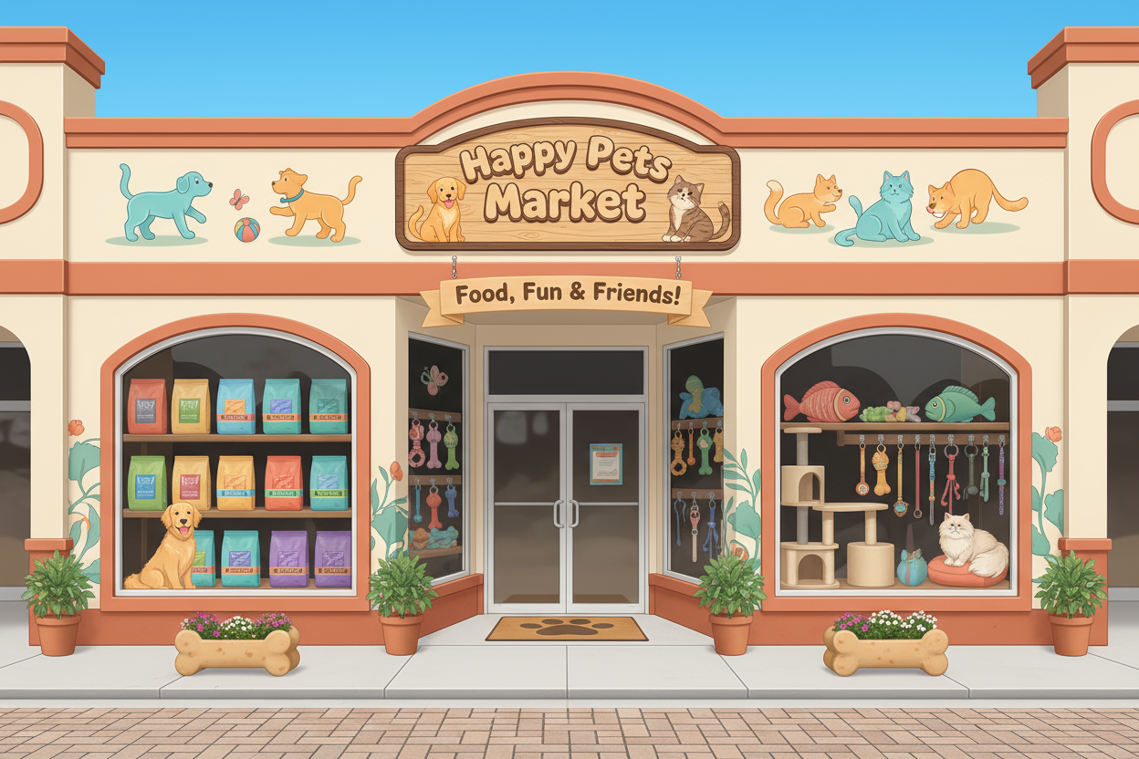dogs and cats store front